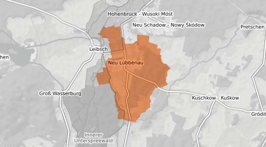 Mietspiegelkarte Unterspreewald Neu L&uuml;bbenau